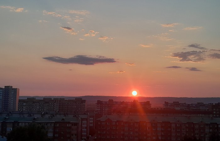 Багровые закаты