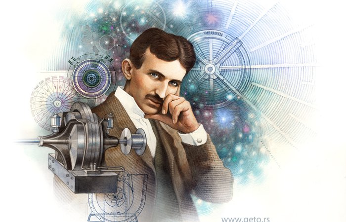 Никола Тесла передаёт человечеству свои знания по тем открытиям, которым уже уместно проявиться.